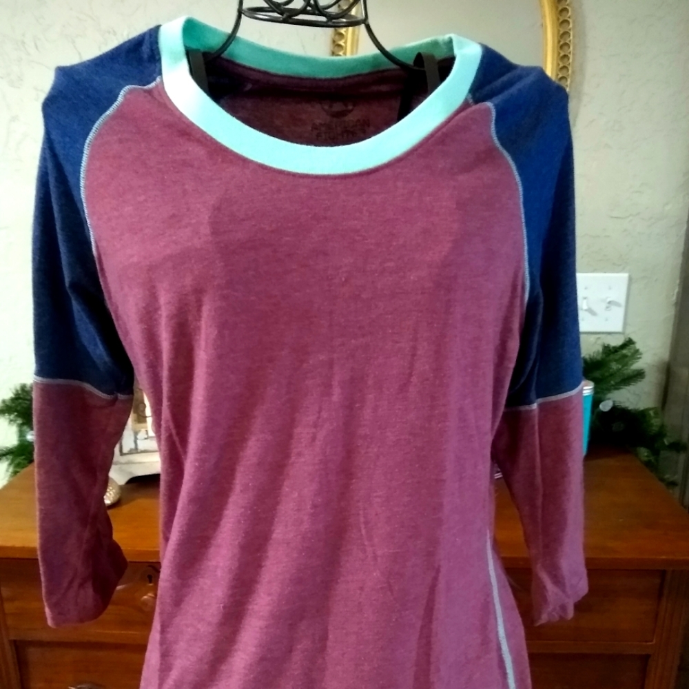 American Fighter color block Raglan tee